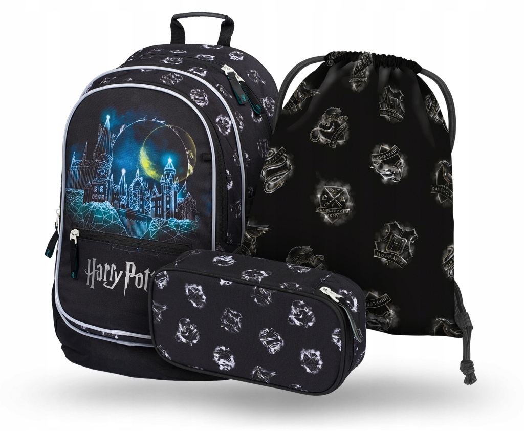 Školský batoh Harry Potter s ergonomickým dizajnom a množstvom funkcií